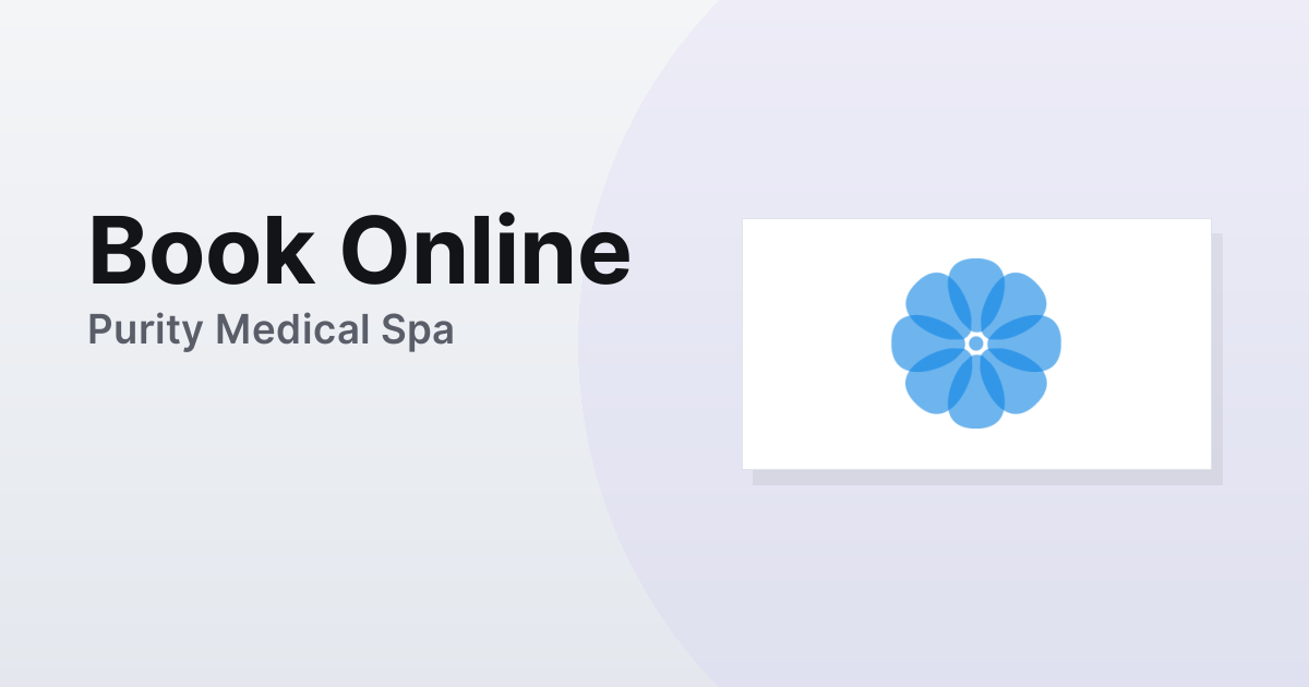 Purity Medical Spa Online Appointment Booking - Powered by SimpleSpa